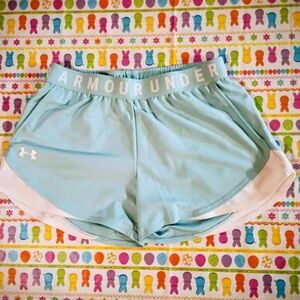 Under Armour Women's Sky Blue Athletic Shorts